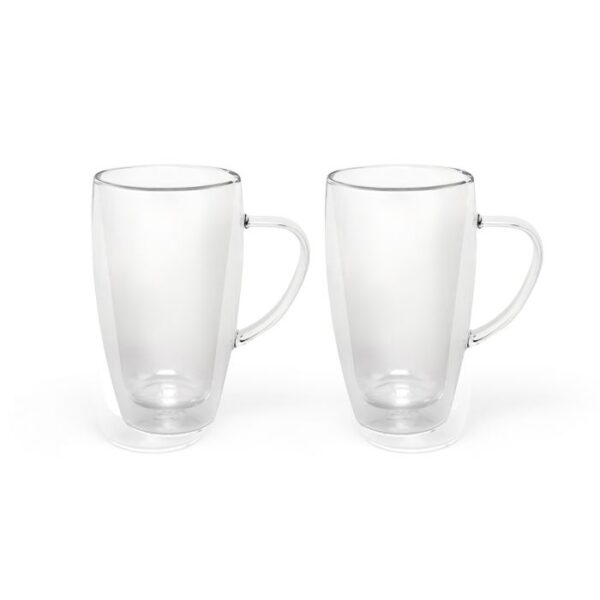 Dubbelwandig theeglas set 2 stuks - Afbeelding 2